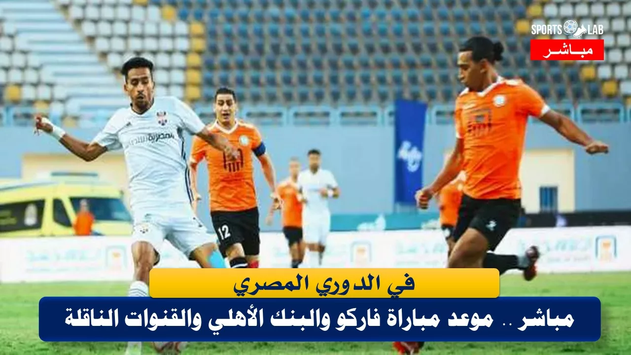 موعد مباراة البنك الأهلي وفاركو في الدوري المصري والقنوات الناقلة