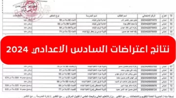 استعلم عنها الأن.. رابط نتائج اعتراضات السادس الاعدادي برقم الجلوس فقط 2024