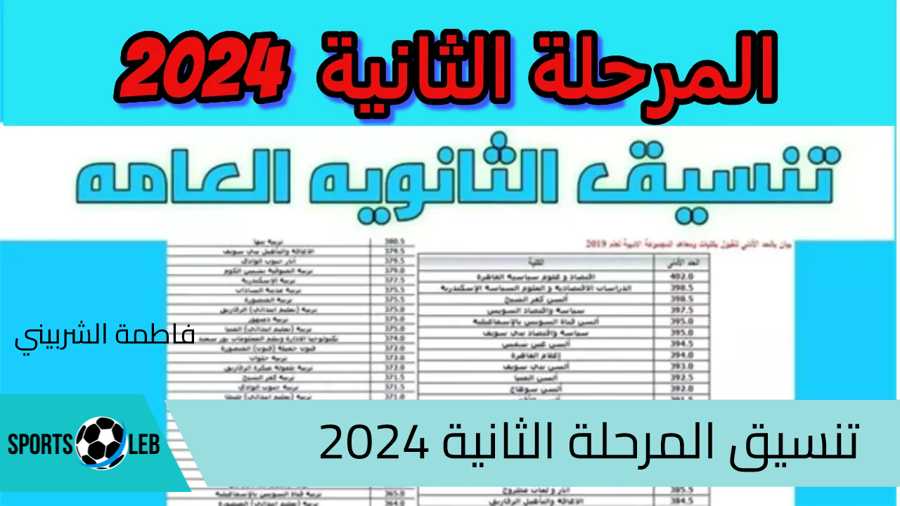 قدم حالاً.. رابط تنسيق المرحلة الثانية 2024 بعد فتح باب تسجيل الرغبات رسميًا