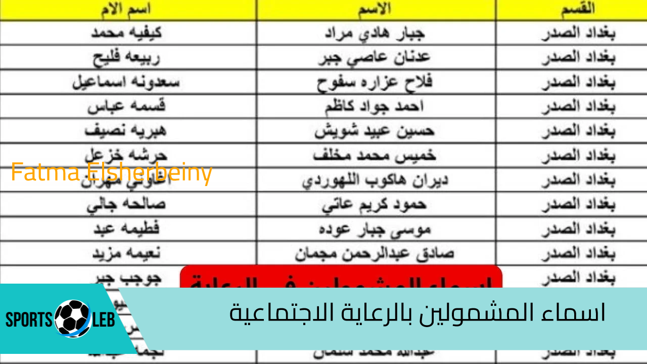 “الوجبة الأخيرة” رابط استخراج اسماء المشمولين بالرعاية الاجتماعية 2024 عبر منصة مظلتي الإلكترونية