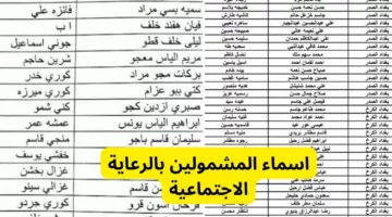 منصة مظلتي.. الاستعلام عن أسماء المشمولين بالرعاية الاجتماعية الوجبة الأخيرة 2024