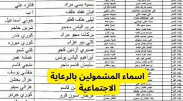 خطوة بخطوة.. الاستعلام عن أسماء المشمولين بالرعاية الاجتماعية الوجبة الأخيرة لعام 2024 والشروط المطلوبة لها