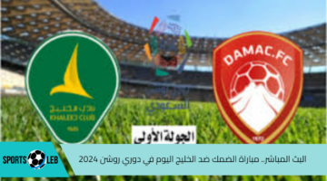 البث المباشر.. مباراة الضمك ضد الخليج اليوم في دوري روشن 2024 ضمن الجولة الأولى والقنوات الناقلة للمباراة مجانا