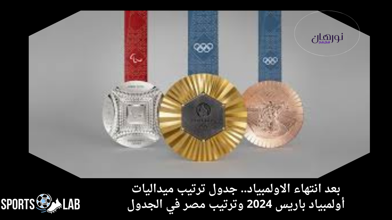 بعد الانتهاء.. جدول ترتيب ميداليات أولمبياد باريس 2024 وترتيب مصر في الجدول