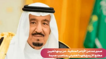 من بينهم مطلق الازيمع وفهد الغفيلي.. صدور عدد من الأوامر الملكية في السعودية لتعيينات وإعفاءات جديدة