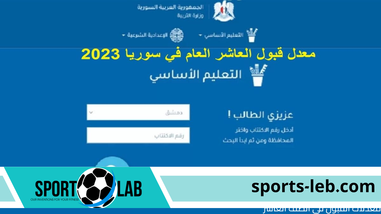 moed.gov.sy”.. معدلات القبول في الصف العاشر 2024/2025 في جميع المحافظات السورية