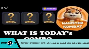 من هنا.. خطوات فتح كروت هامستر كومبات hamster kombat daily combo 2024 عبر تيلجرام