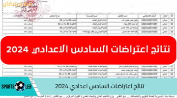 جميع المحافظات.. رابط نتائج اعتراضات السادس الاعدادي 2024 الدور الاول عبر موقع وزارة التربية والتعليم العراقية